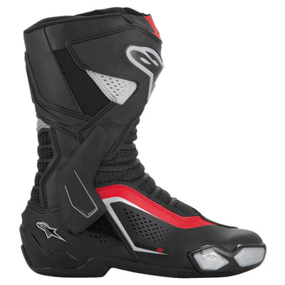 Alpinestars SMX-6 V3 Vented Boots Black/Silver/Red - Outer Side View