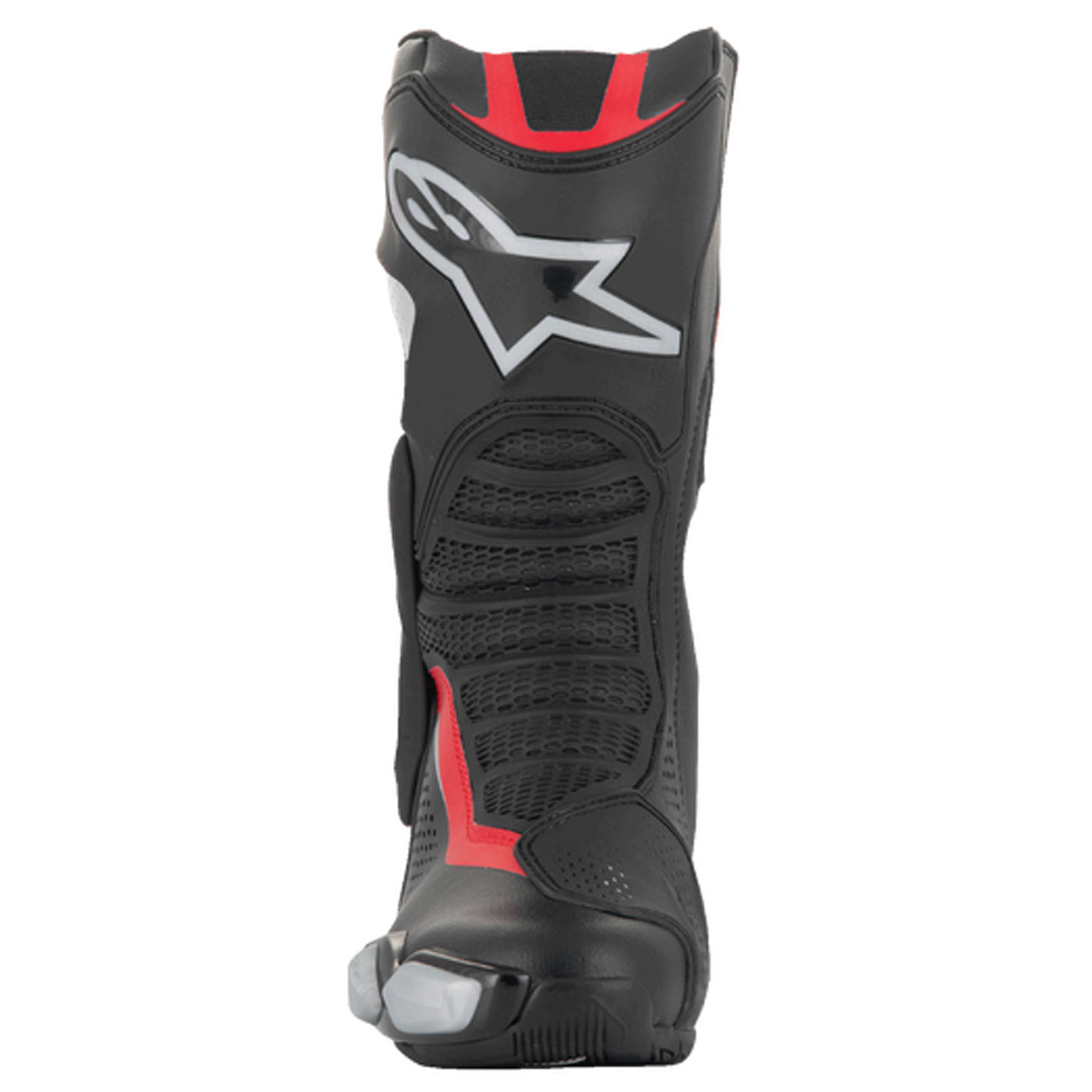 Alpinestars SMX-6 V3 Vented Boots Black/Silver/Red - Front View