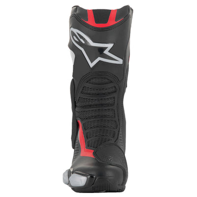 Alpinestars SMX-6 V3 Vented Boots Black/Silver/Red - Front View