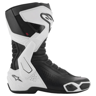 Alpinestars SMX-6 V3 Vented Boots White/Black - Outer Side View