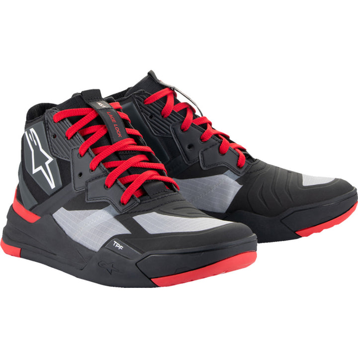 Alpinestars Speedflight Shoes Black/Red/White - Front Side View of Pair