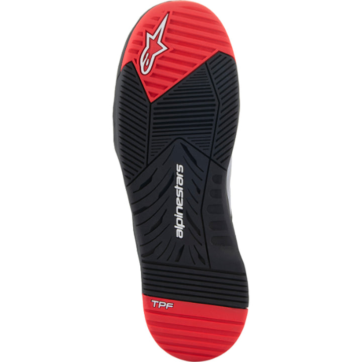 Alpinestars Speedflight Shoes Black/Red/White - Sole View