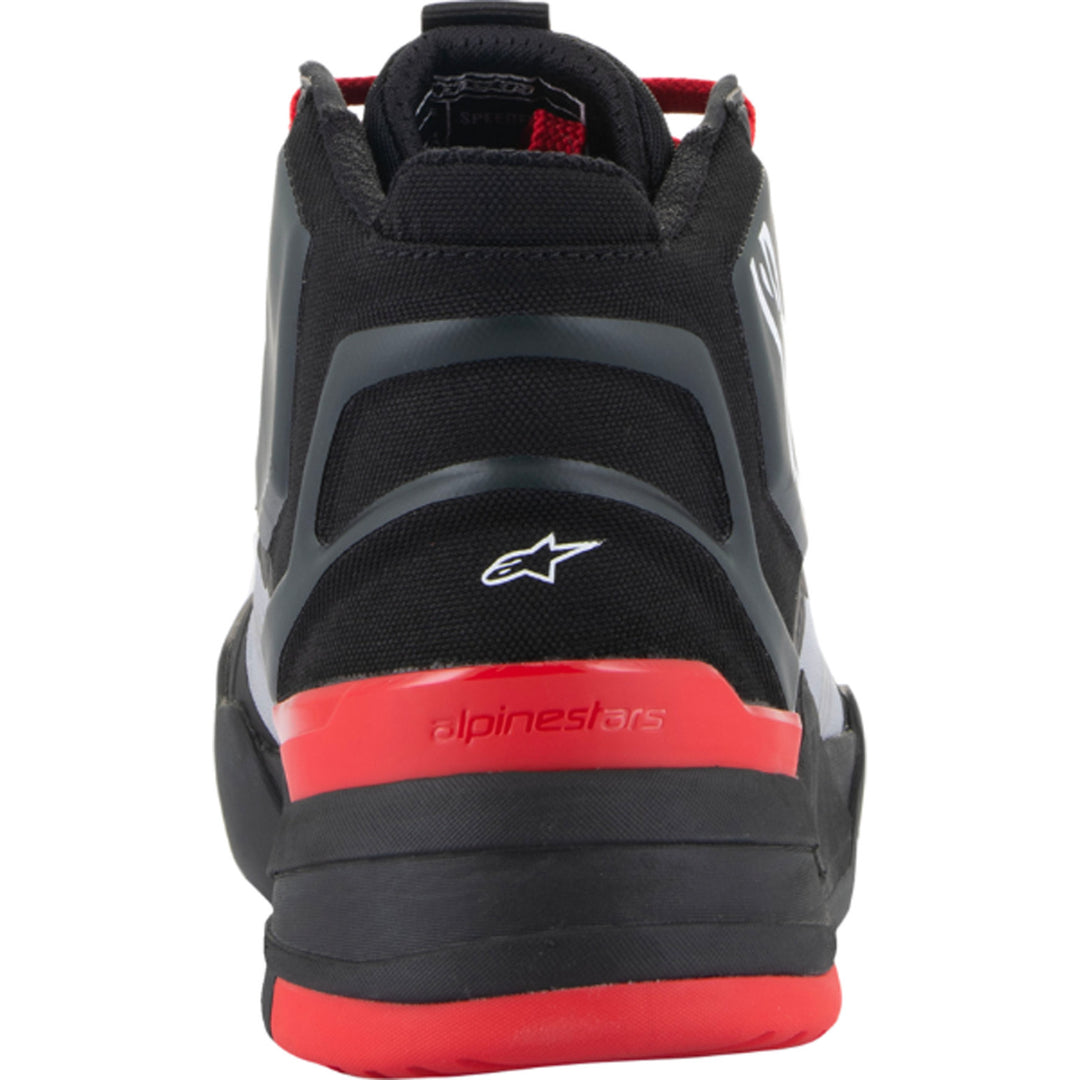 Alpinestars Speedflight Shoes Black/Red/White - Rear View