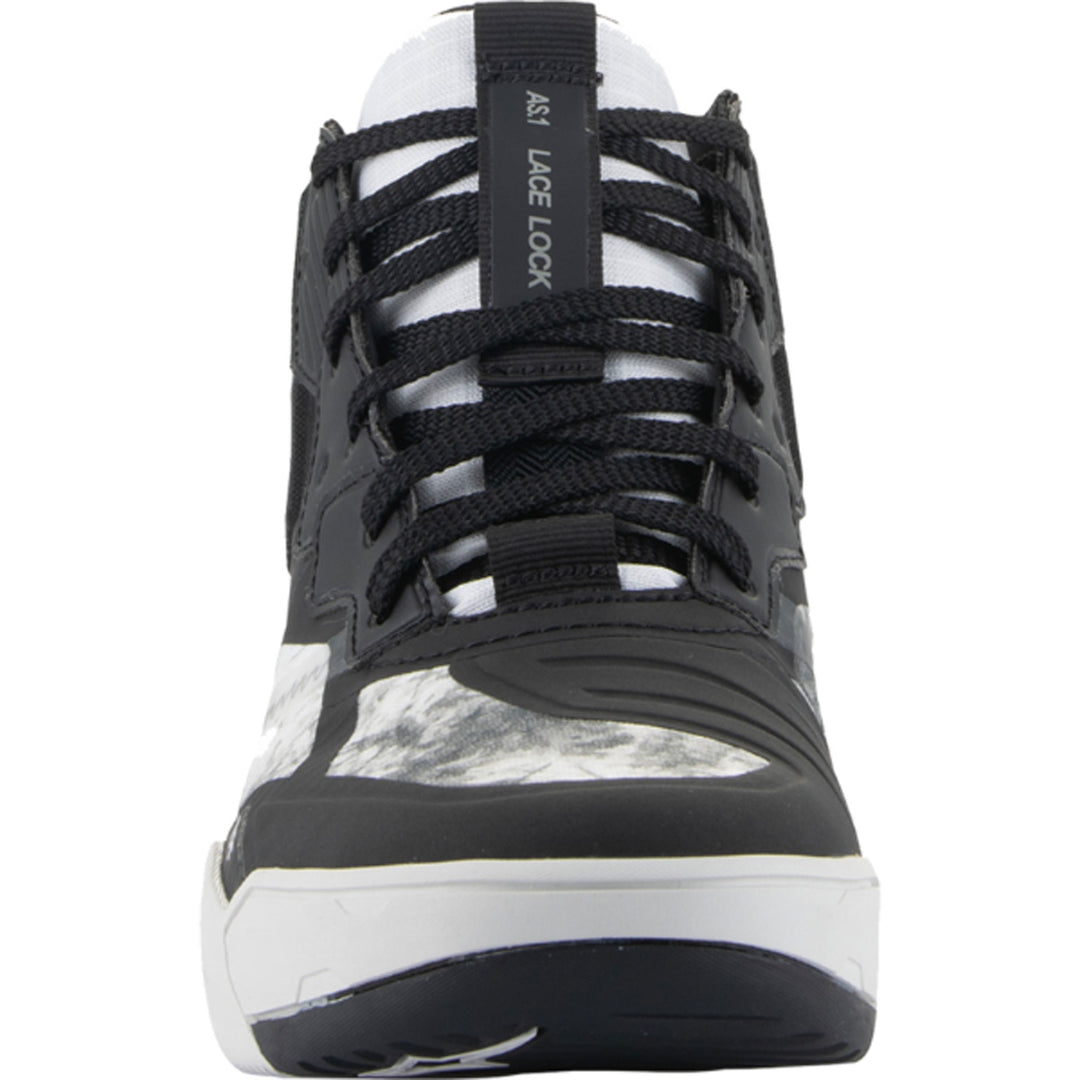 Alpinestars Speedflight Shoes Black/Gray/White - Front View