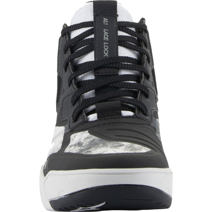 Alpinestars Speedflight Shoes Black/Gray/White - Front View
