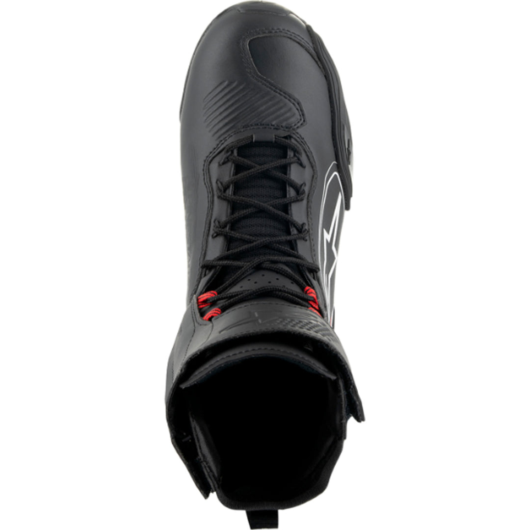 Alpinestars Superfaster Shoes Black/Gray/Red - Top Down View