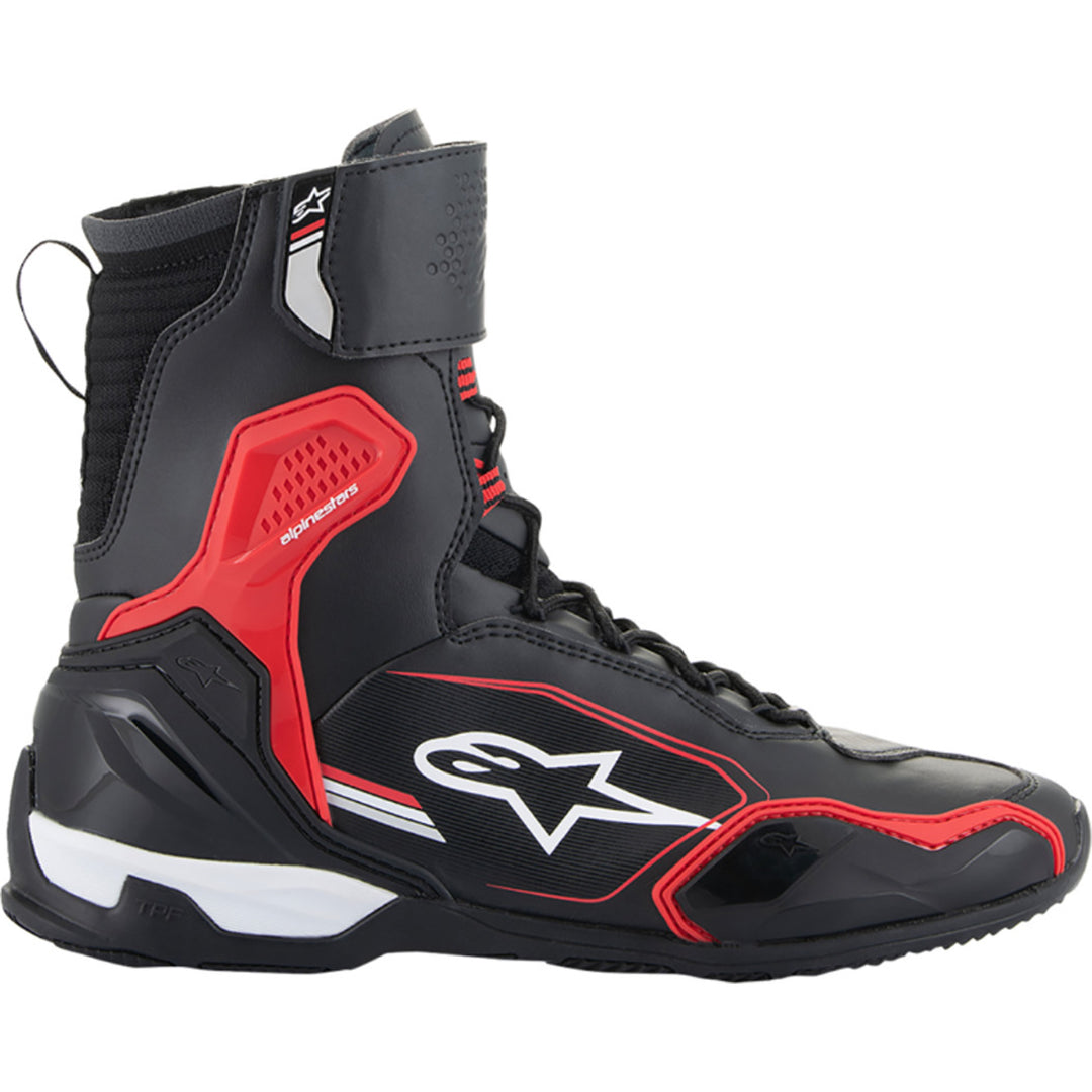 Alpinestars Superfaster Shoes Black/Red/White - Outer Side View