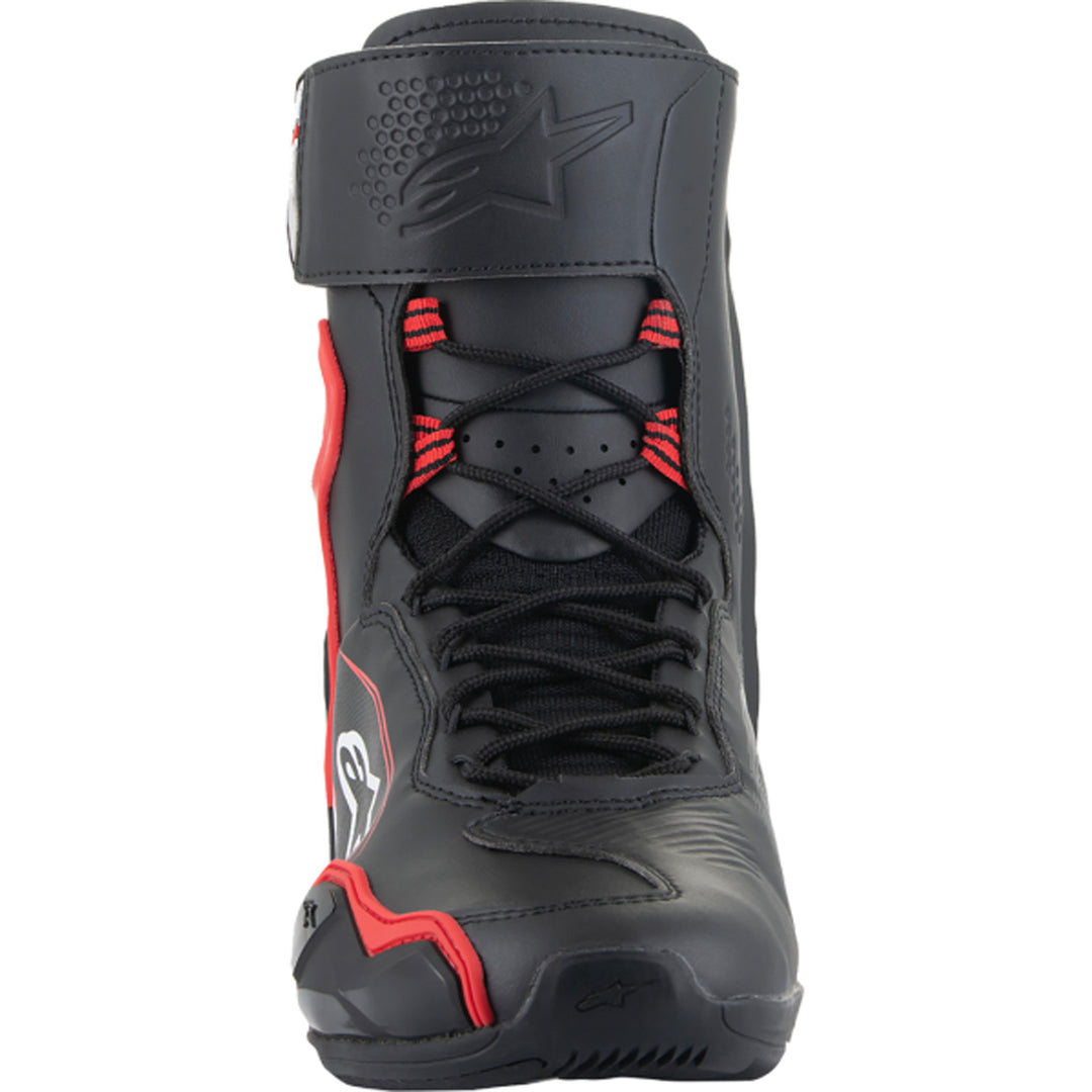 Alpinestars Superfaster Shoes Black/Red/White - Front View