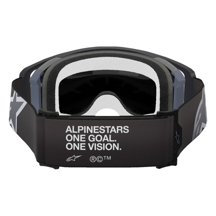 Alpinestars Supertech Corp Goggles - ABS Vision Mirrored Black/Gray - Silver Mirror - Rear View