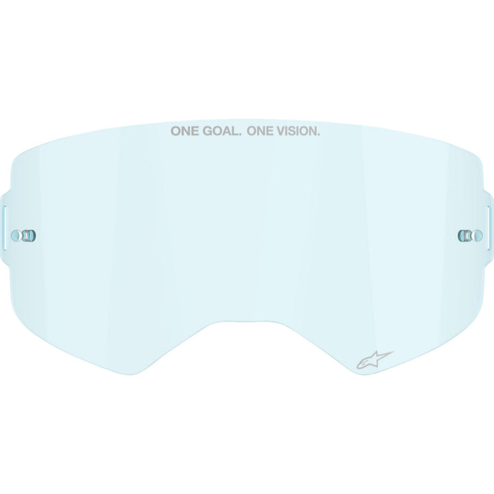 Alpinestars Supertech Goggle Replacement Lens Blue - Front View
