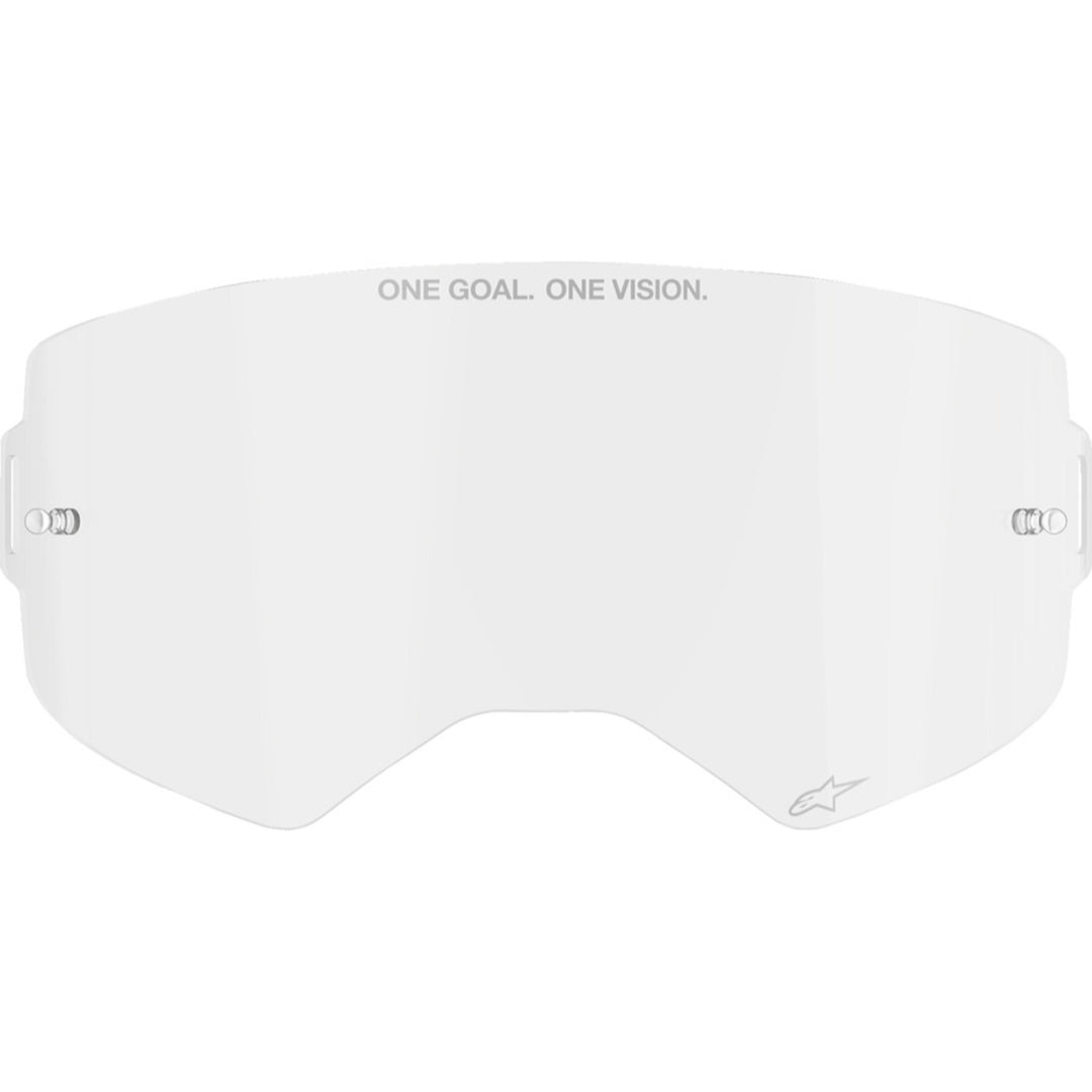 Alpinestars Supertech Goggle Replacement Lens Clear - Front View