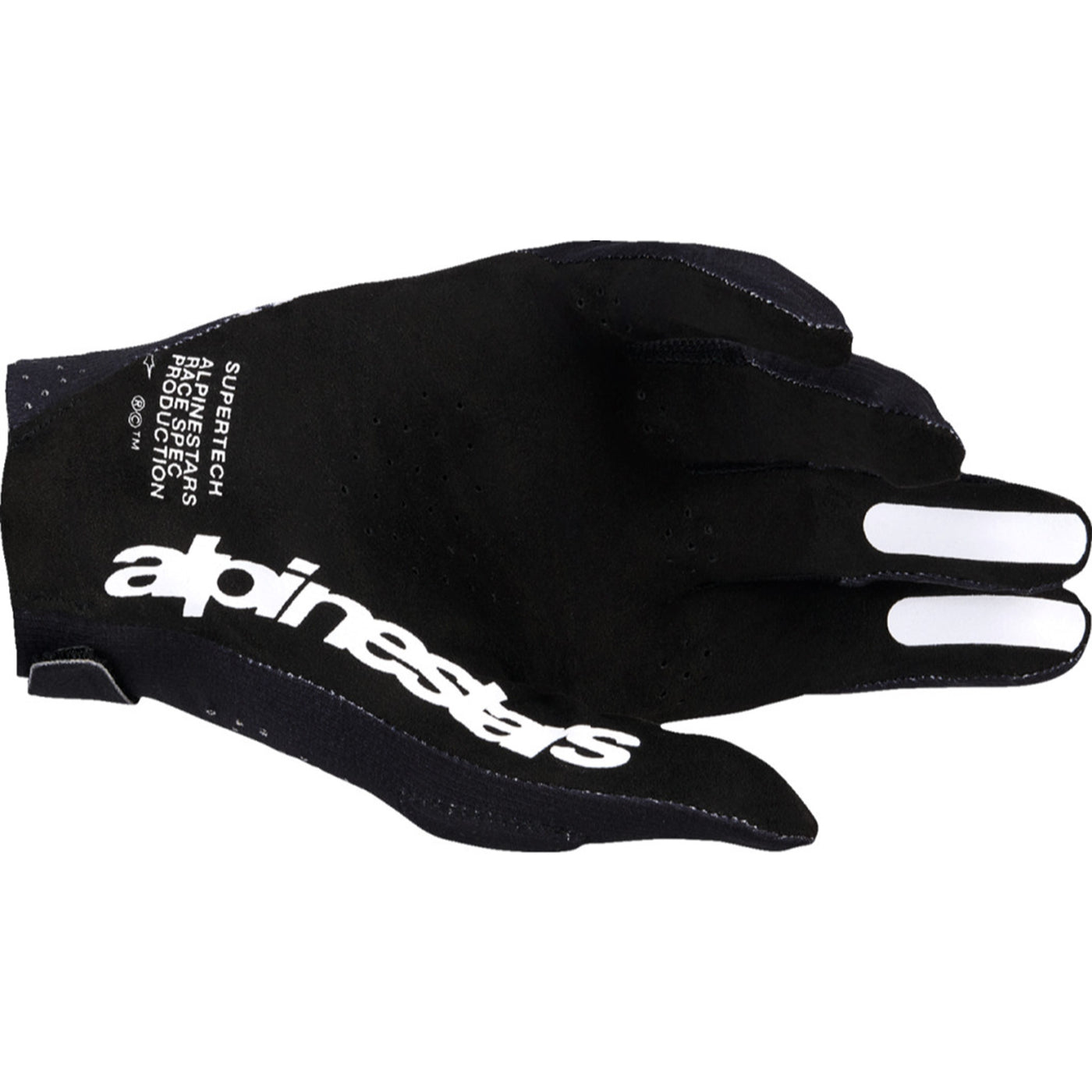Alpinestars Supertech MX Gloves Black/White - Palm View