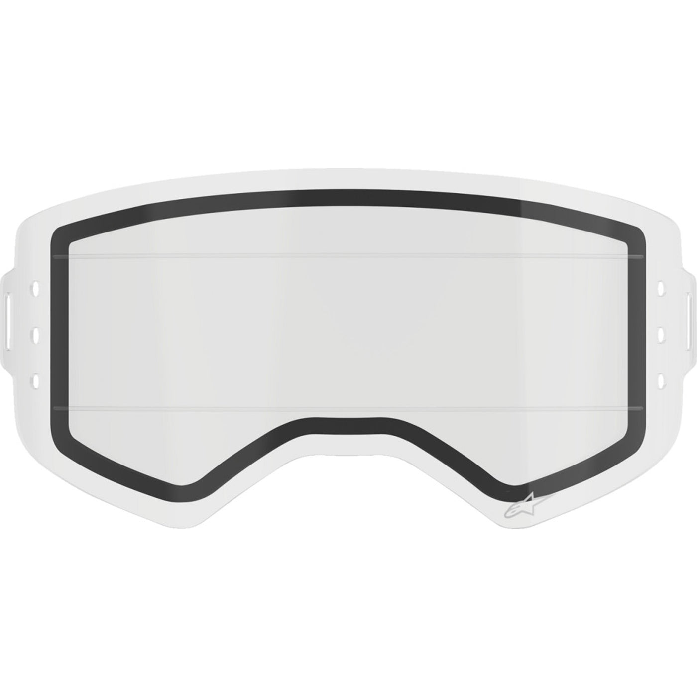 Alpinestars Supertech Roll-Off Goggle Replacement Lens - Dual