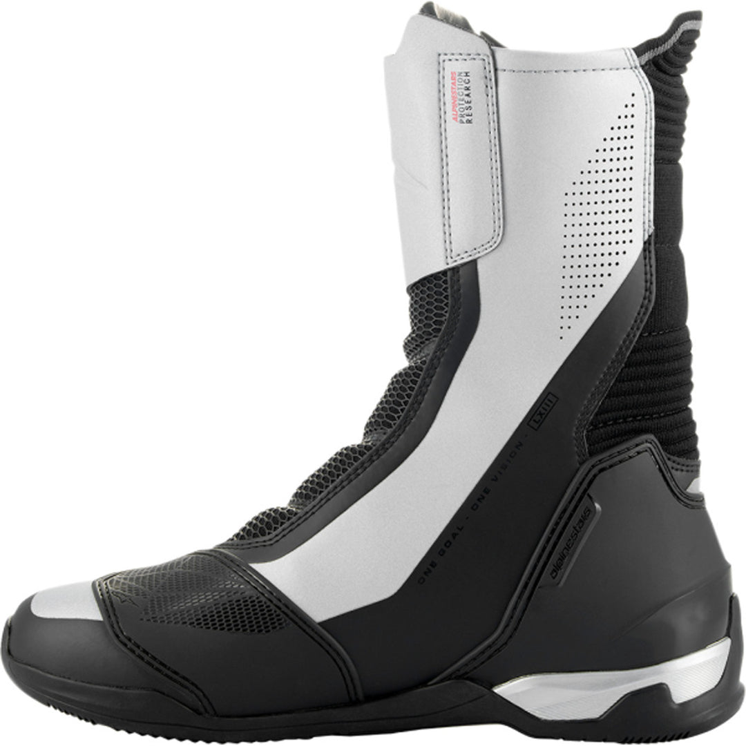 Alpinestars SP-X BOA Boots Black/Silver - Inner Side View