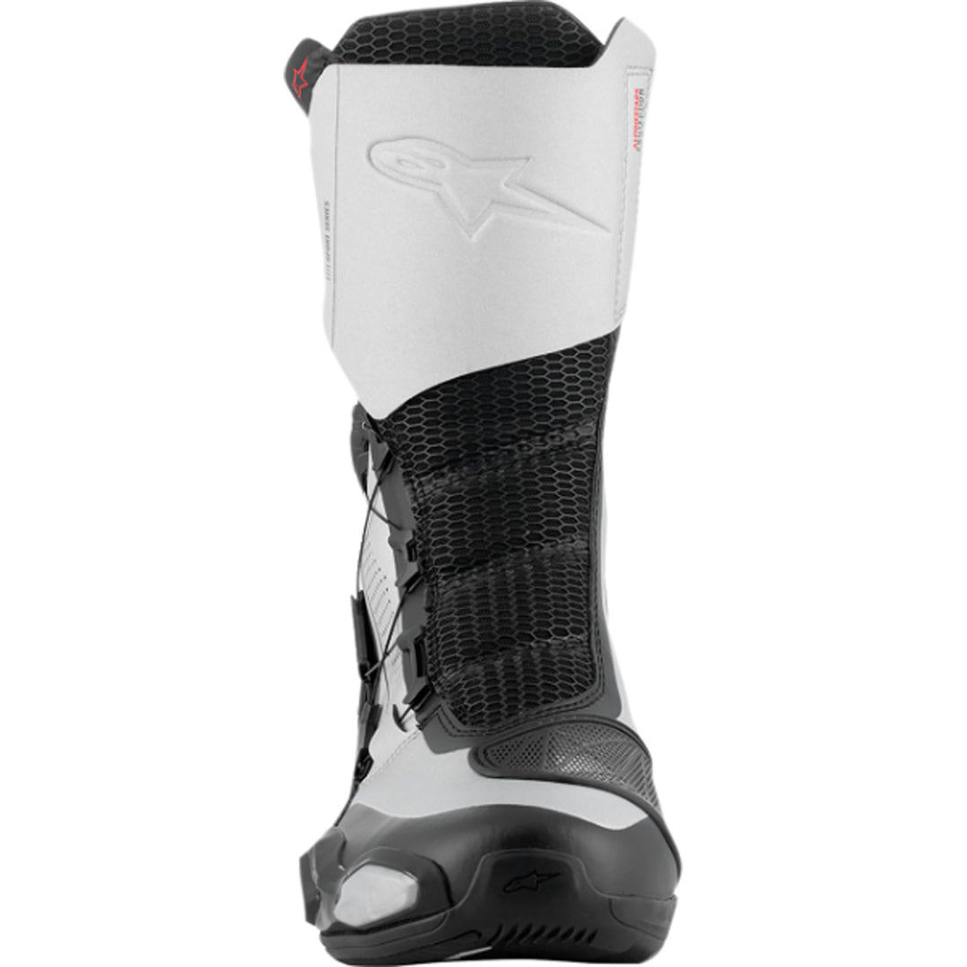 Alpinestars SP-X BOA Boots Black/Silver - Front View