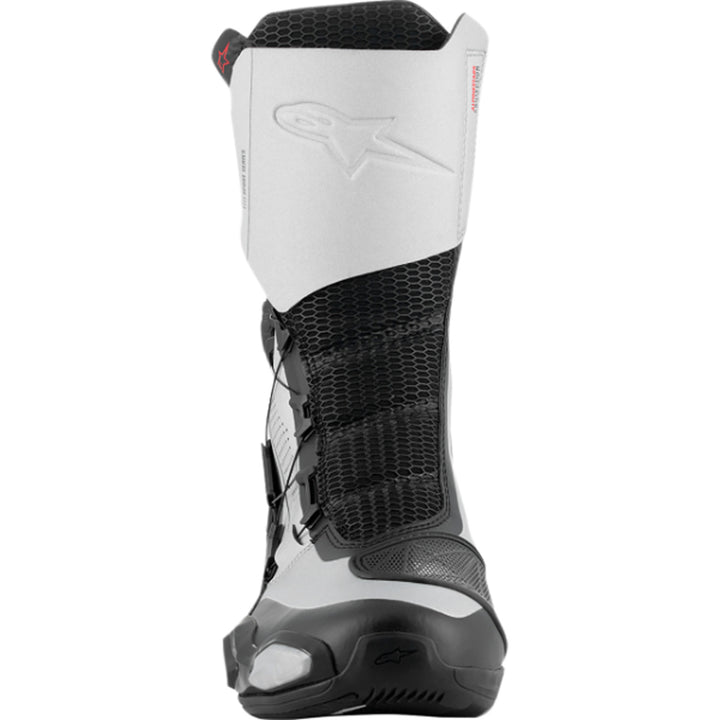 Alpinestars SP-X BOA Boots Black/Silver - Front View