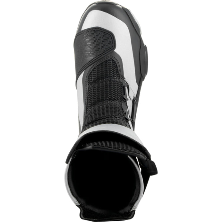 Alpinestars SP-X BOA Boots Black/Silver - Top Down View