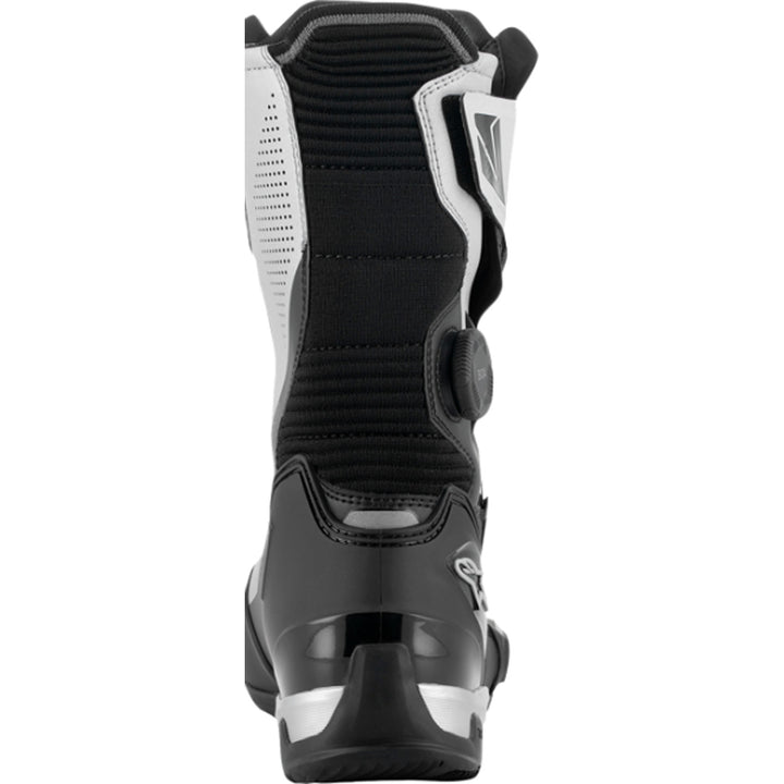 Alpinestars SP-X BOA Boots Black/Silver - Rear View