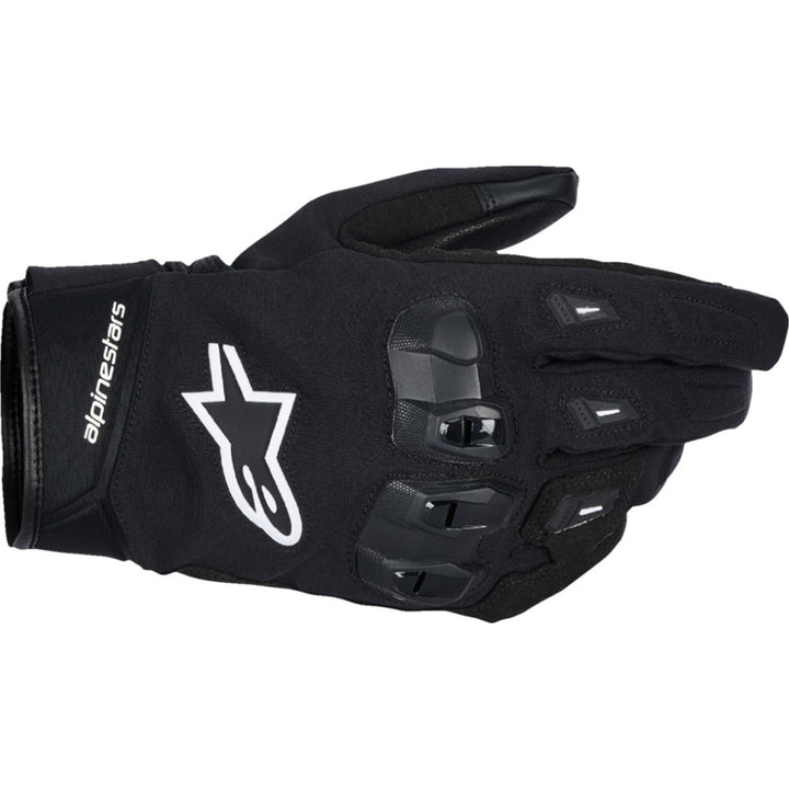 Alpinestars SP X Z WP Gloves Black - Back of Hand View