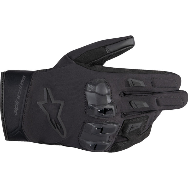 Alpinestars SP X Z WP Gloves Black/Black - Back of Hand View