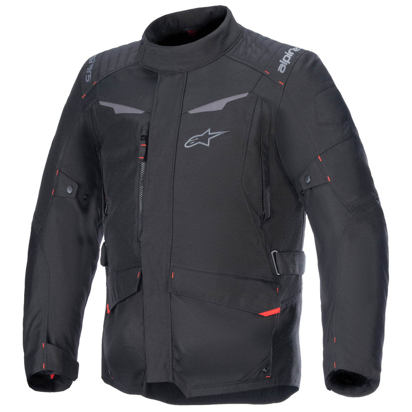 Alpinestars ST-1 Waterproof Jacket Black - Front View