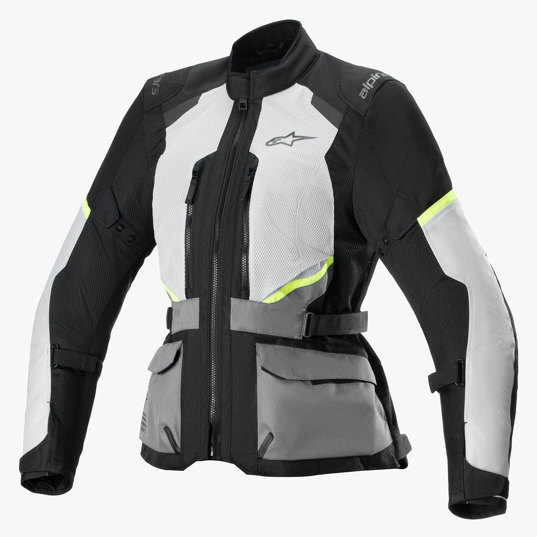 Alpinestars Stella Andes Air Drystar Jacket Ice Gray/Dark Gray/Black - Front View