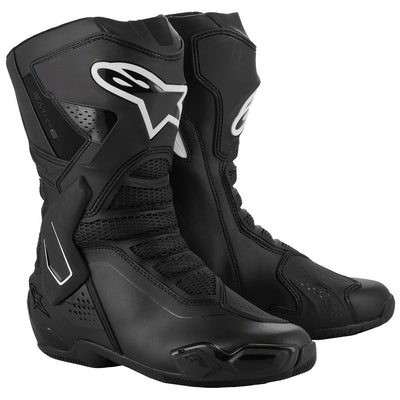 Alpinestars Stella SMX-6 V3 Boots Black/White - Front Side View