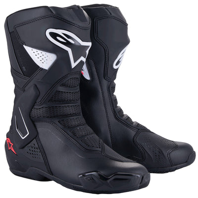 Alpinestars Stella SMX-6 V3 Boots Black/White/Diva Pink - Front Side View