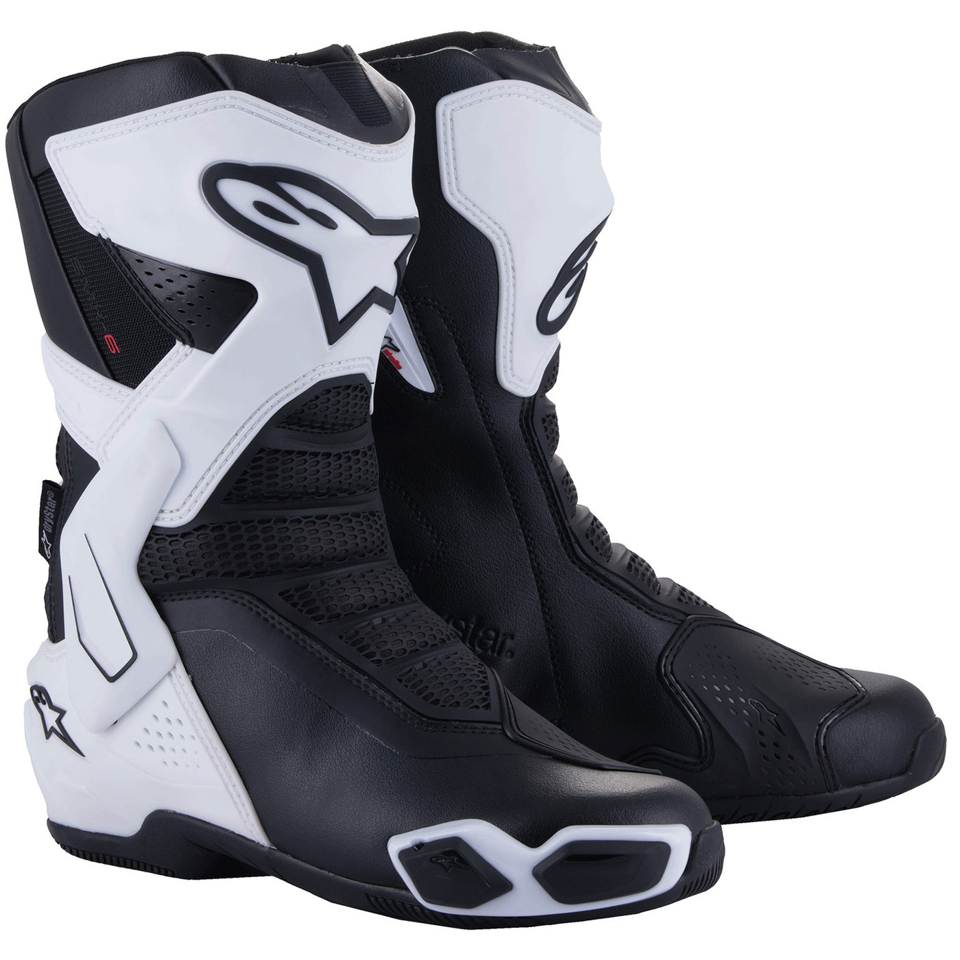 Alpinestars Stella SMX-6 V3 Drystar Boots White/Black - Front Side View