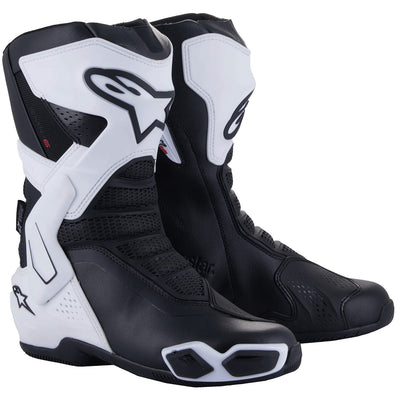 Alpinestars Stella SMX-6 V3 Drystar Boots White/Black - Front Side View