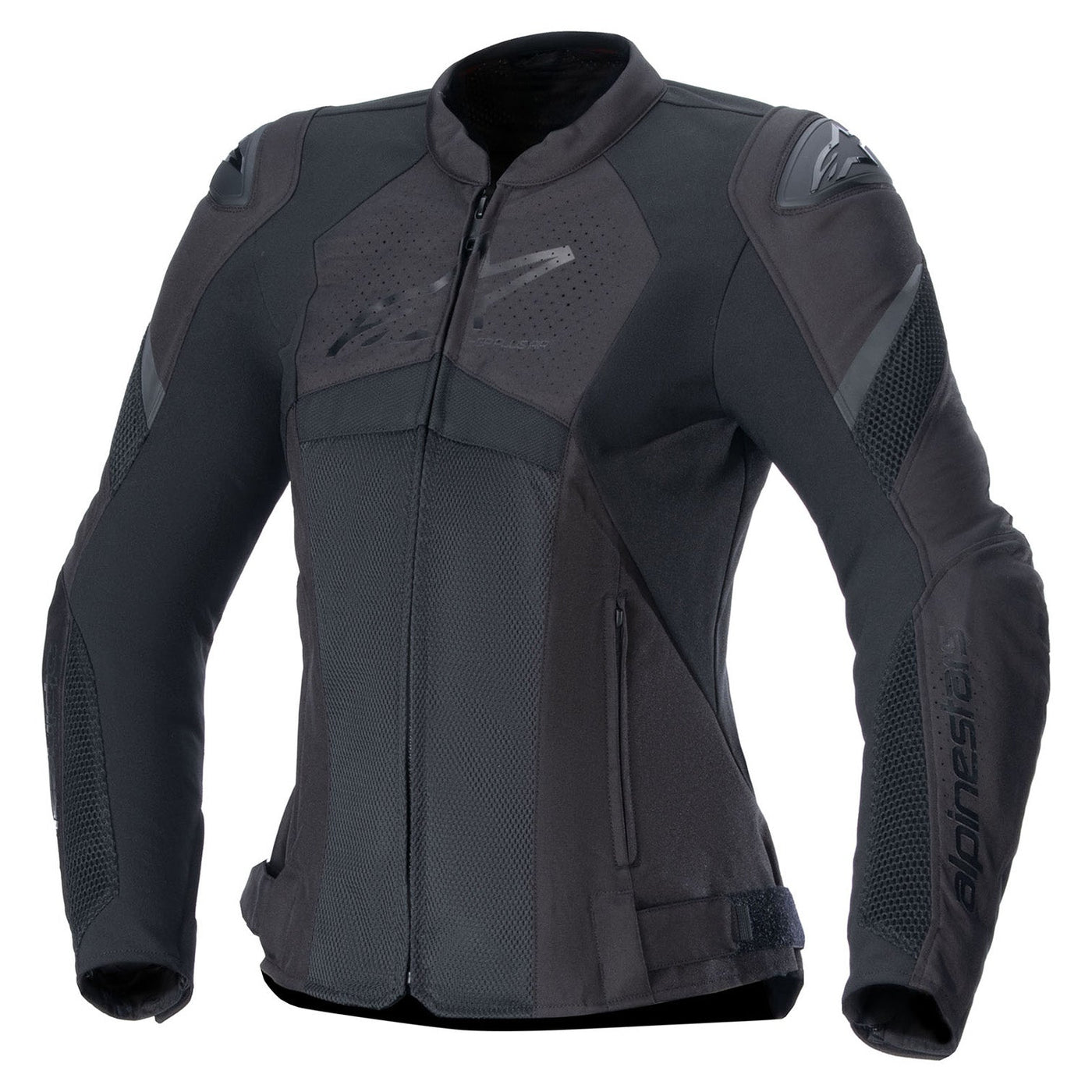 Alpinestars Stella T-GP Plus R V4 Airflow Jacket Black/Black - Front View