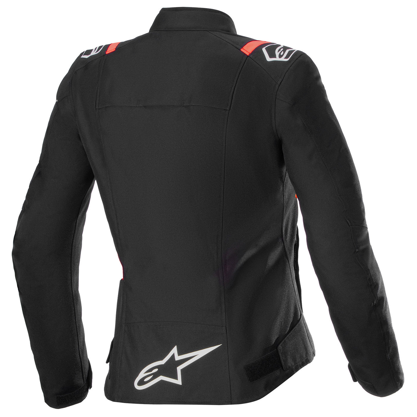 Alpinestars Stella T-SPS V2 Waterproof Jacket Black/White/Red Fluo - Rear View