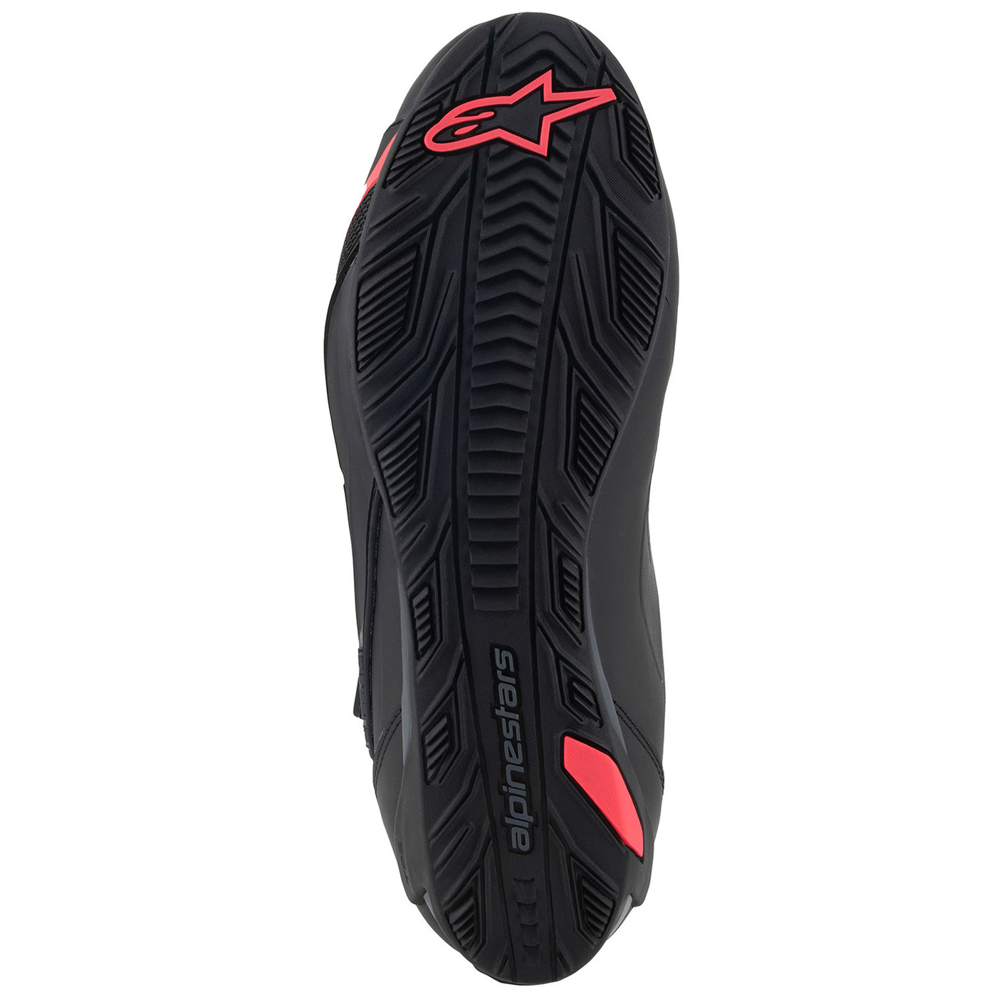 Alpinestars Stella Faster-4 Riding Shoes Black/Diva Pink - Sole View