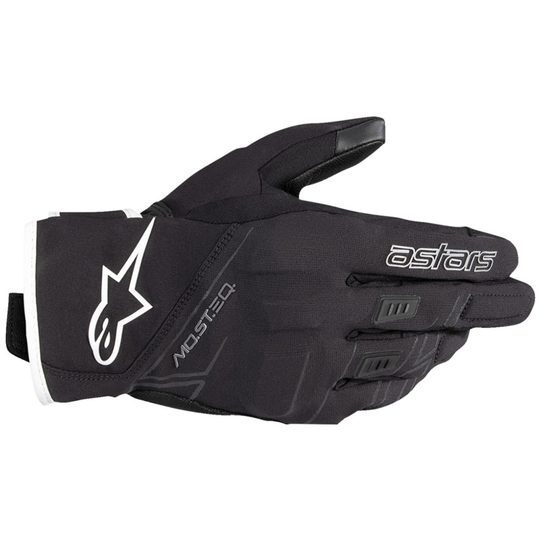 Alpinestars Stella Moblast WP Gloves Black/Off White - Back of Hand View