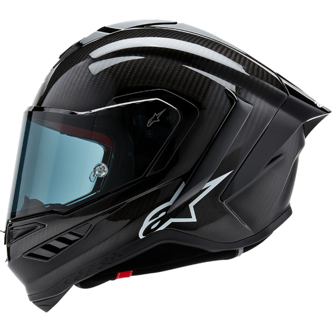 Alpinestars Supertech R10 Solid Helmet Carbon Black - Left Side View