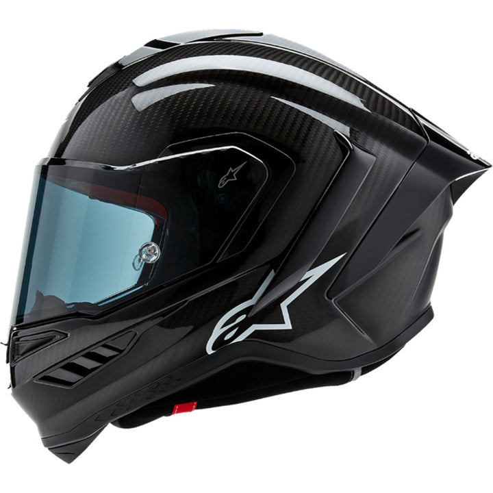 Alpinestars Supertech R10 Solid Helmet Carbon Black - Left Side View