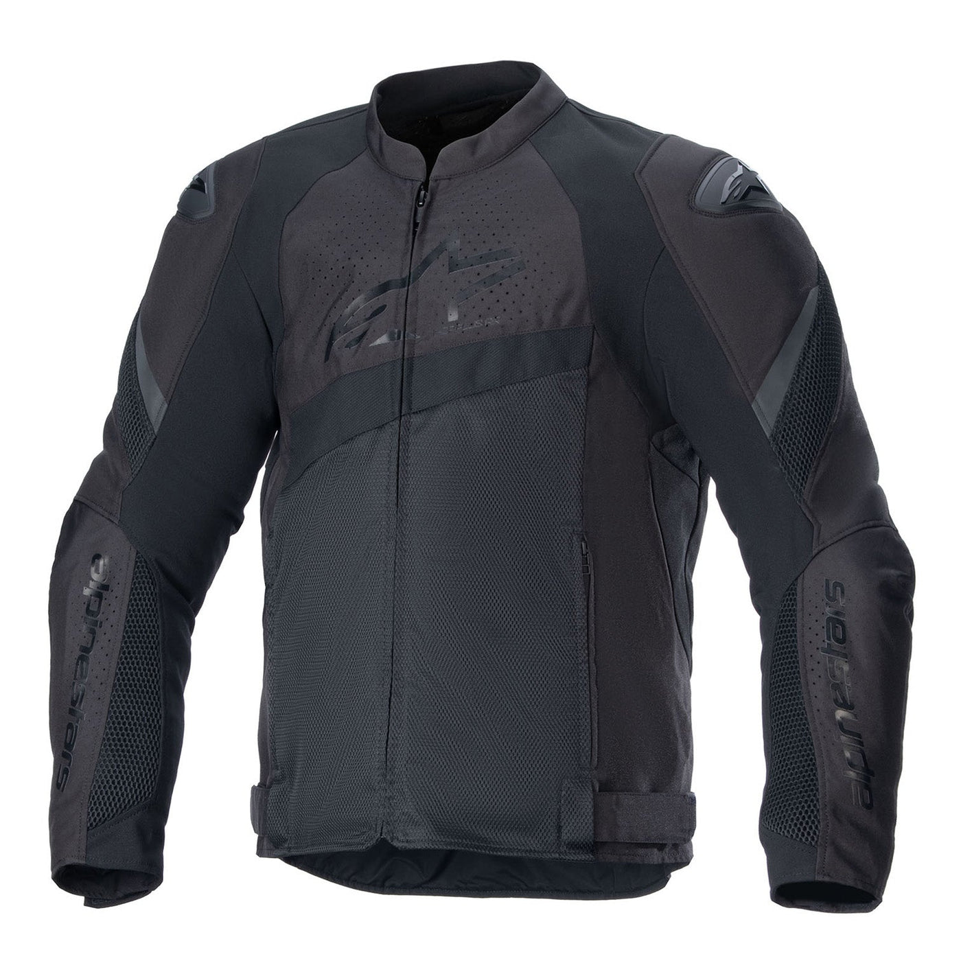 Alpinestars T-GP Plus R V4 Airflow Jacket Black/Black - Front View