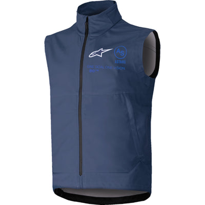 Alpinestars Techstar Softshell Vest Navy - Front View