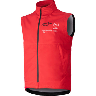 Alpinestars Techstar Softshell Vest Red - Front View