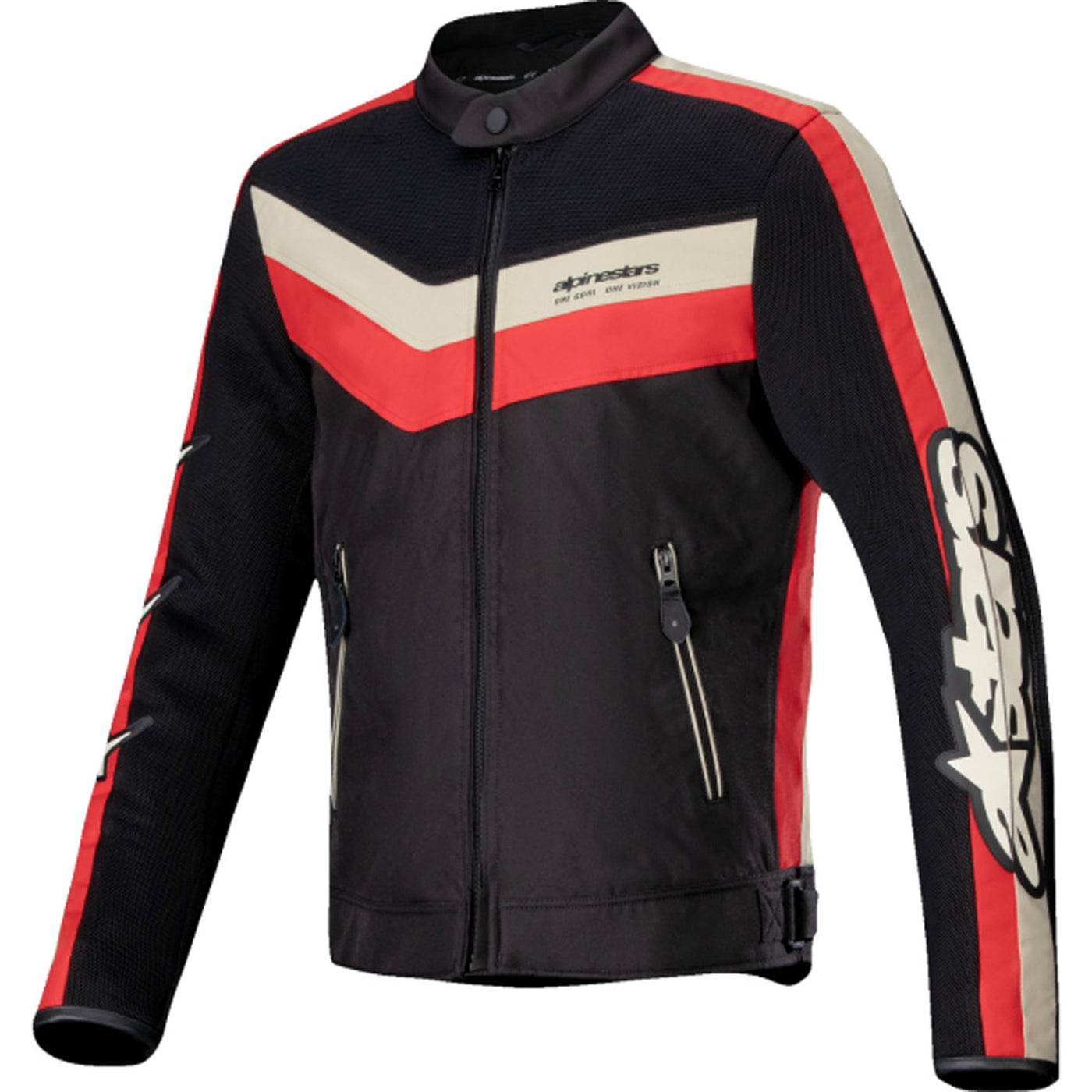 Alpinestars T-Dyno Air Jacket Black/Bright Red - Front View