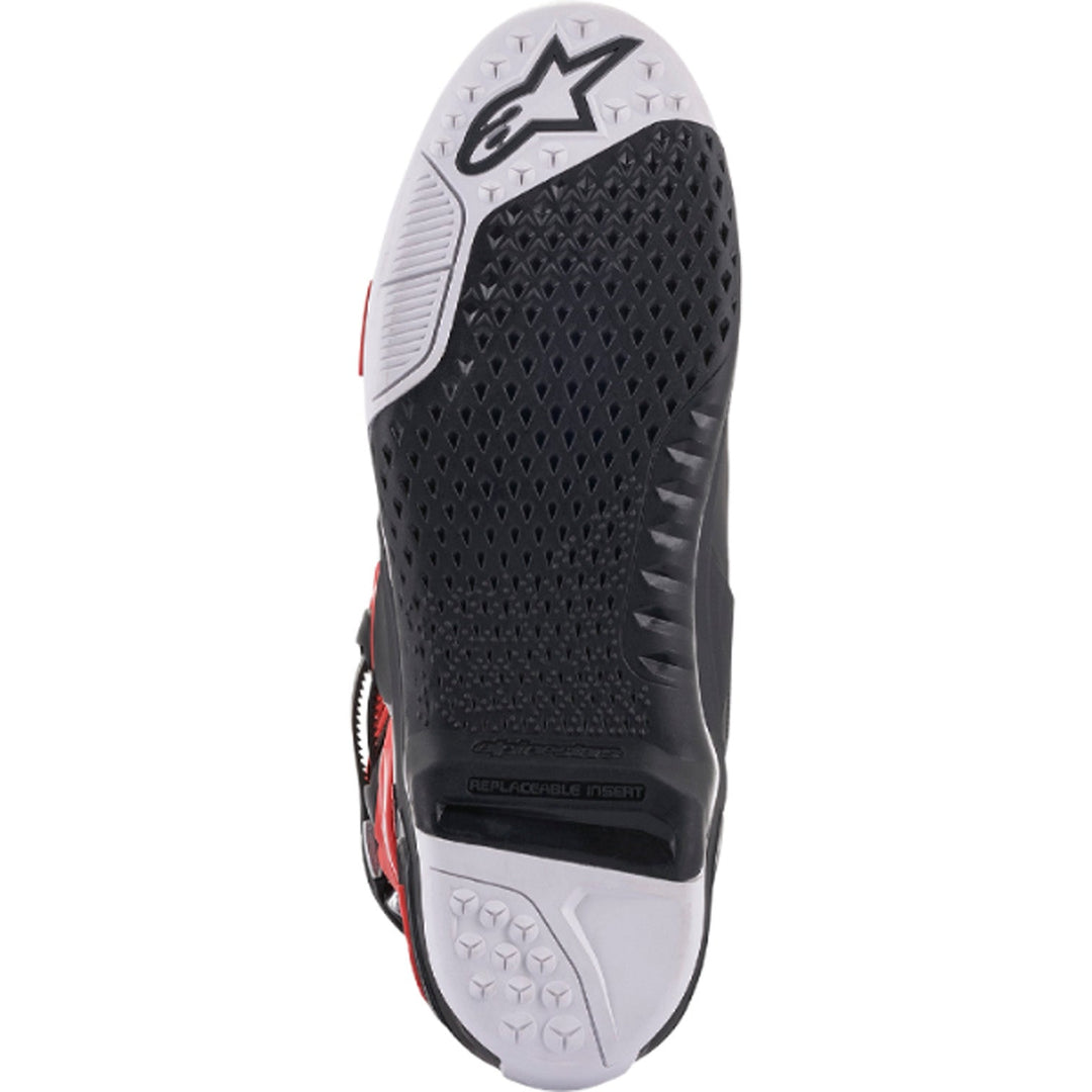 Alpinestars Tech 10 Boots Black/Red - Sole View