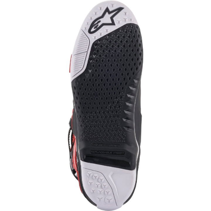 Alpinestars Tech 10 Boots Black/Red - Sole View