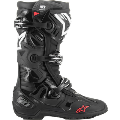 Alpinestars Tech 10 Enduro Boots Black - Outer Side View