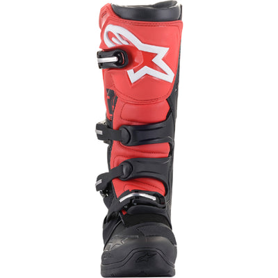 Alpinestars Tech 5 MX Boots Black/Red - Front View