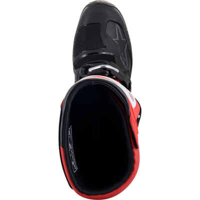 Alpinestars Tech 5 MX Boots Black/Red - Top Down View