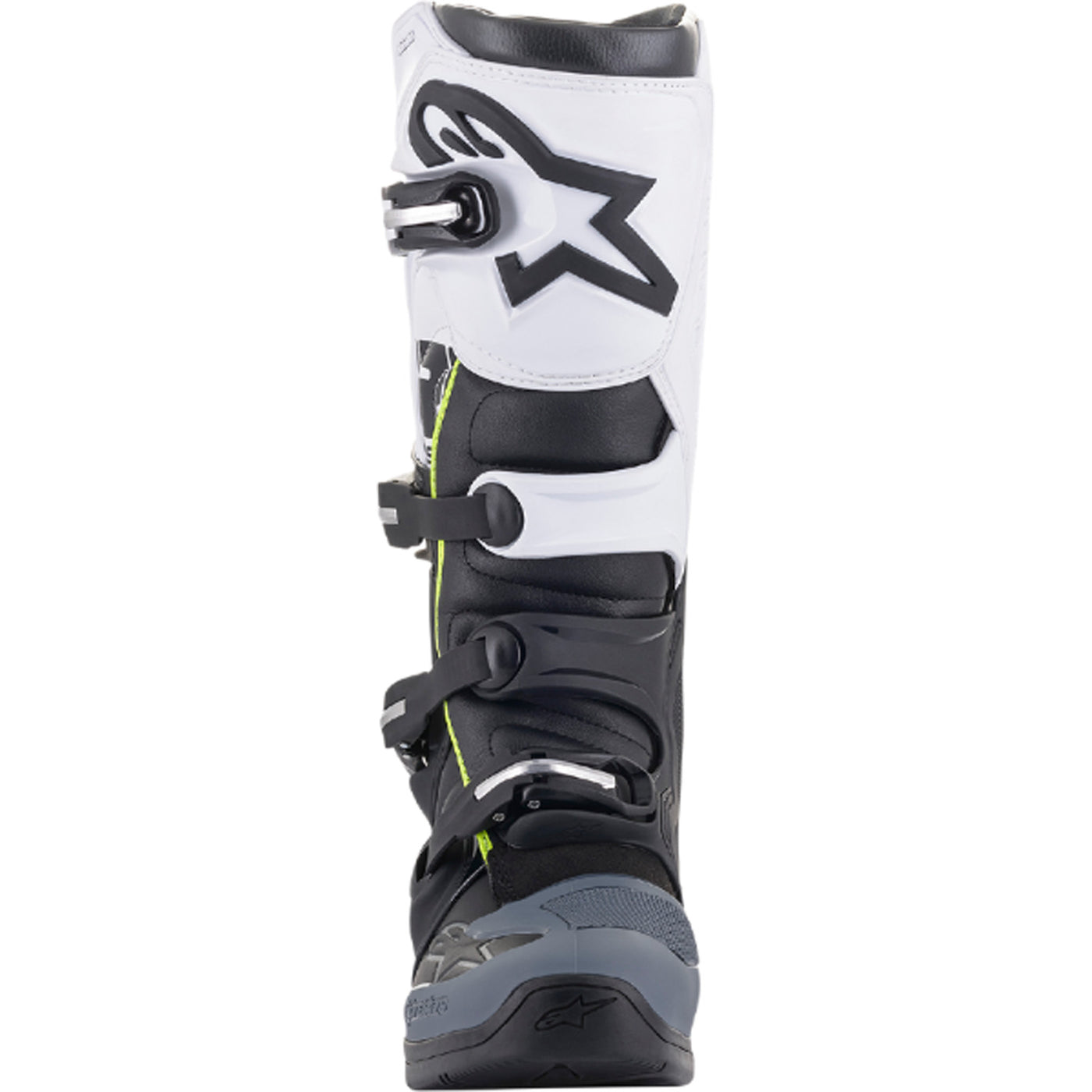 Alpinestars Tech 5 MX Boots Black/White - Front View