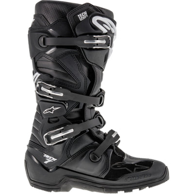 Alpinestars Tech 7 Enduro Boots Black - Outer Side View