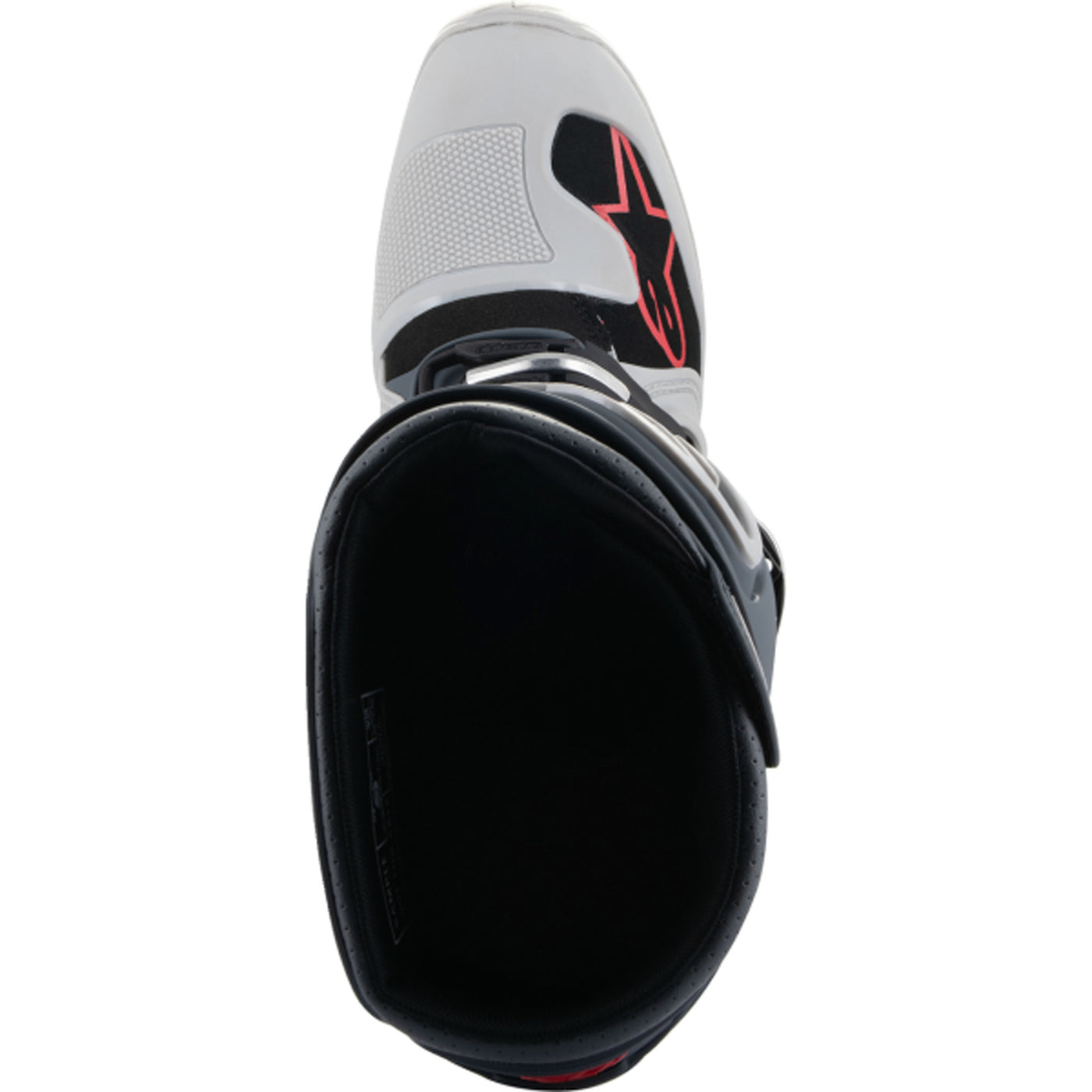 Alpinestars Tech 7 Enduro Boots Gray/Red - Top Down View