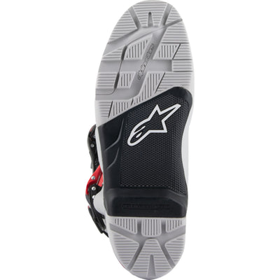 Alpinestars Tech 7 Enduro Boots Gray/Red - Sole View