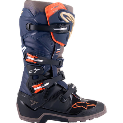 Alpinestars Tech 7 Enduro Drystar Boots Navy/Gray - Outer Side View